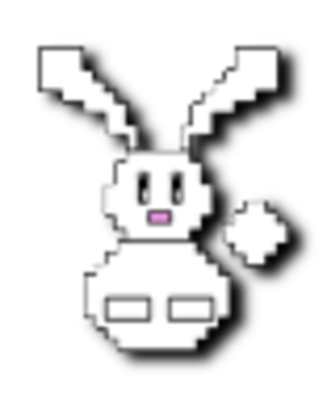 Pixelated Bunny  4374